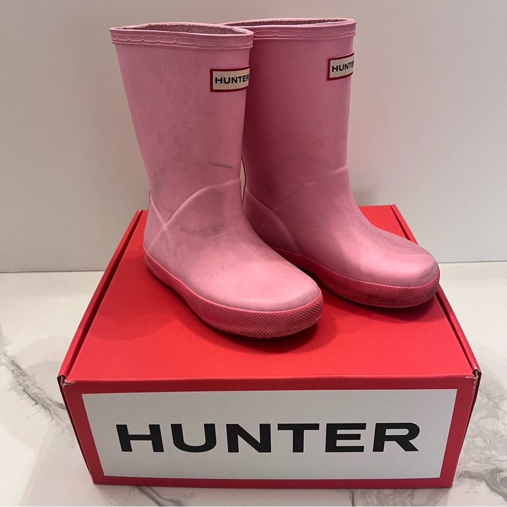GUC Kids First Classic Rain Boots size 9B/10G Pink